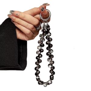 Women Girls Cellphone Pendant Mobilephone Hanging Cord Elegant Handmade Beaded Telephone Strap Fashion Accessory