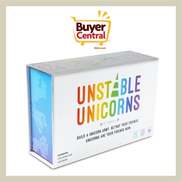 Unstable Unicorn Card Set, Strategy Game for Adults, Family Party, Casual Board Game, Cards (English Version) (6 Expansion Packs