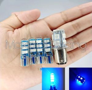 4 PCS Lampu Sen Jelly Diam LED T10 6 Mata / Paket Bohlam Lampu Sein SEN Jelly LED T10 SIGN Reting Motor