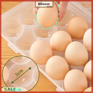Follow Get New[Bloom Z] 1Pc 12 18 Grid Egg Storage Box With Lid Kitchen Refrigerator Egg Box Egg Drop Rack Household Fridge Egg Organizer Egg Tray