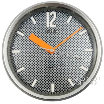 100% ORIGINAL RHYTHM Silent Silky Move Small Analogue Wall Table Clock (Jam Dinding Kecil) CMG890BR