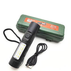 ไฟฉายแรงสูงUltraFire รุ่นMAX-605/38000Wพร้อมไฟด้านข้าง  พกพาสะดวก จะไว้ในรถ ในบ้าน พกพาง่าย ได้พร้อมกล่องเก็บ