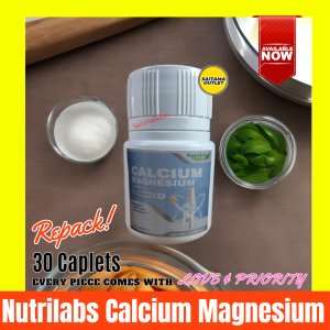 Nutrilabs Calcium Magnesium Complex with Vitamin A & D (Not Now Puritan Kirkland Blackmores) Untuk Otot dan Tulang yang Sehat dan Kuat