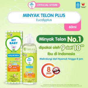MY BABY Minyak Telon Plus Eucalyptus 60ml 90ml 150ml Minyak Bayi Anti Nyamuk Hangat Promo Murah