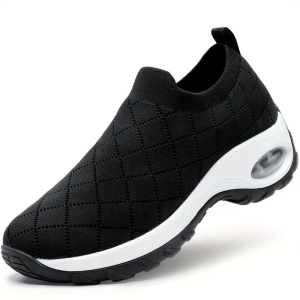 Hot Seller White Mesh Sneakers For Women slip on shoes casual Rubber Shoes Comfortable Shoes walking shoes