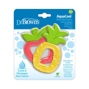 [ TE024 ] Ngậm nướu AquaCool Water hình quả táo và quả dứa - Dr.Browns