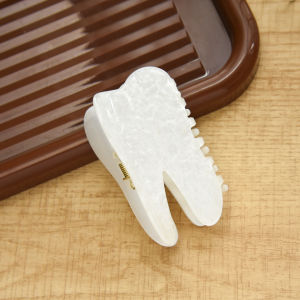 DuoShang Kẹp Tóc Răng Trắng Lớn 9CM Kẹp Tóc Càng Cua Acrylic Kẹp Tóc Càng Cua Phong Cách Hàn Quốc Cho Nữ Phụ Kiện Tóc Cho Bé Gái2026