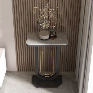 Porch Console Table Long Table Narrow Console Tables Long Table Simple High-End Iron Jardiniere Environmentally Friendly Material Porch Console Table Long Table