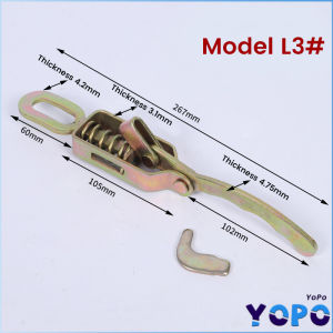 YoPo Truck Trailer Body Clamp Hasp Metal Buckle Lock Fastener Latch Catch Lockable
