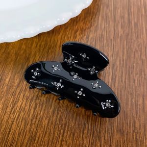 DIFFERENT DESIGN Rhinestone Transparent Acetate Hair Claw Butterfly Hair Clip Rhinestone Hair Claw Sweet Headwear Acetic Acid Shark Clip Girls