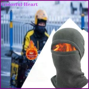 Colorful Heart Winter Warm Outdoor Riding Full Face Mask Covers Balaclava Fleece Motorcycle Fishing Skiing Face Mask Warm Windproof Cover Hat