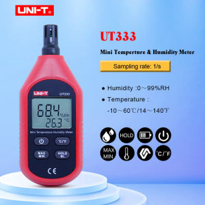 [Gamit PH] Original UNI-T UT333 Mini Humidity Temperature Meter Handheld Indoor Outdoor Hygrometer Overload Indication Unit Conversion LCD Backlight Hygromet