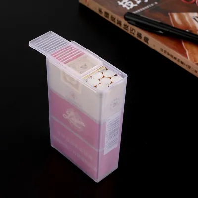TRUSTY กล่องพลาสติก ใส่ได้ทั้งซอง 20 มวนกันชื้น กันหักงอ 20 pcs. High Quality Plastic Holder Box No. 3173