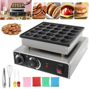 25-Holes Stainless Steel Mini Waffle Maker Dorayaki Maker Dutch Pancake Baker Maker
