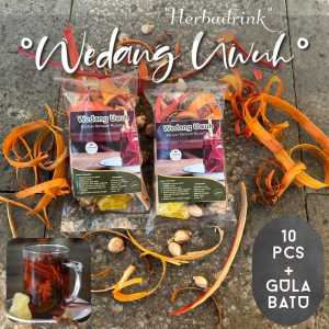 KOMPLIT 10 PCS - Wedang Uwuh Komplit Khas Jogja Dengan Gula Batu Terlaris