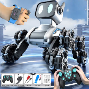Đồ Chơi Robot Chó Thông Minh Điều Khiển Từ Xa 8 Bánh Xe Linh Hoạt Có Thể Di Chuyển Trên Nhiều Địa Hình.