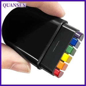 QUANSEN ดินสอสีรุ้ง2 5 10ชิ้นสีรุ้งสำหรับปาร์ตี้วันเกิดภาพวาดสีน้ำมัน