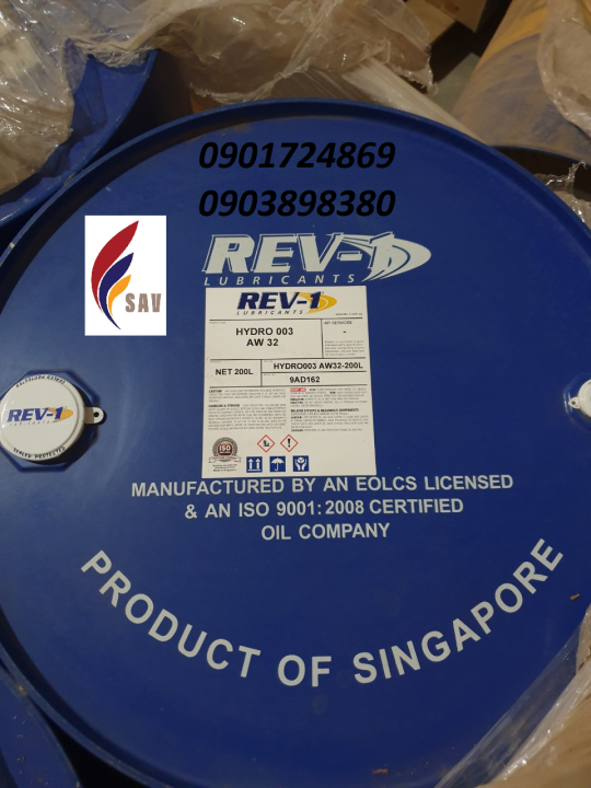 DẦU THỦY LỰC HYDRAULIC OIL AW32 200L REV1 - NHẬP KHẨU SINGAPORE ...