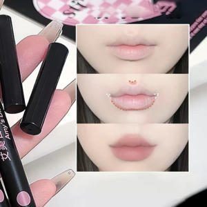 Double-Ended Waterproof Matte Lip Liner Pencil And Brush Outline Lipstick Long-Lasting Non-Stick Cup Natural Lip Makeup 3 Colors H260729