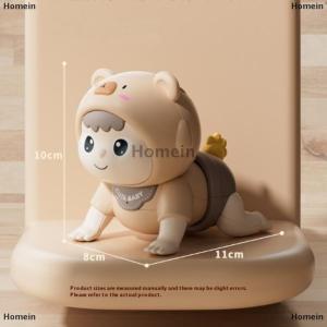 [COD] Homein 1 Piece Toddler Learn To Climb Educational Moving Toy Electric Baby Doll Crawling Toys With Sound For 0-12 Months Gift