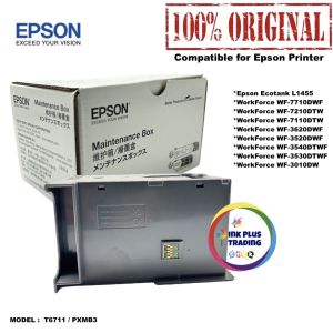 Original Epson Maintenance Box T6711/ PXMB3 For L1455 / L605 / L655 and WorkForce WF-7711 / WF-7611 / WF-7610 / WF-7111 / WF-7110 / WF-5111 / WF-5621