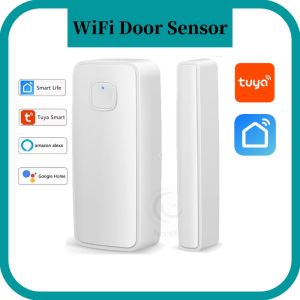 Tuya Smart WiFi Zigbee Door Sensor Wireless Window Open Closed Detector Notification Alert Security Alarm Support Alexa Google