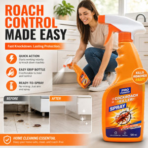 Cockroach Killer Spray Effective Pest Control Solution Home Use Insecticide Gel For Full Nest Cockroach Elimination