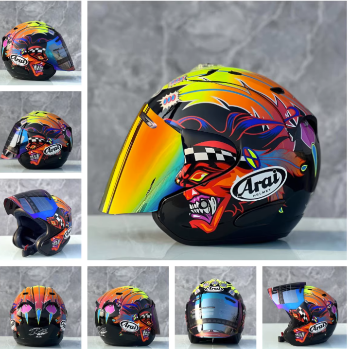 arai helmet online malaysia VX-Pro4 Fragment Yellow / XS mouth vent and top vents are all designed to break away upon impact leaving less surface mass to catch or bind Arai Helmet - Lazada |