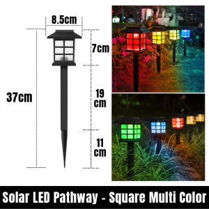 Waterproof Solar Pathway LED Light for Garden Landscape Path Yard Patio Walkway Lampu Taman H22