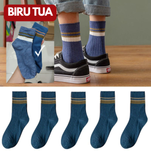 Kaos kaki wanita pria tinggi atas mata kaki panjang bawa betis fashion G071