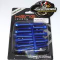 HENG BOLTS POPULAR ORIGINAL REAL TITANIUM ( LASER PRINT) 6 MM BLUE BOLTS (SOLD PER PIECE). 