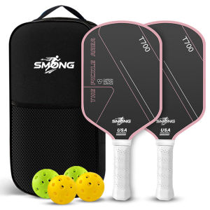 SMONG USAPA Approved Pickleball Paddle Set + T700 PRO Carbon Fiber  Power & Control Oudoor sprot