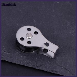 [Heartsbat] 25มม316สแตนเลสรอกโหลดล้อเดี่ยวหมุนยกเชือกรอกสำหรับบล็อกวิ่งเรือคายัคอุปกรณ์เสริม