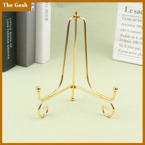 [The Gesh] Iron Display Stand Craft Bracket Book Holder Photo Pedestal Bowl Dish Frame Picture Plate Rack Easel Storage Decoration