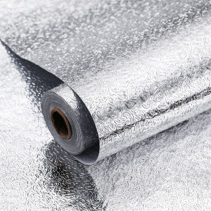 Kitchen Oil-proof Sticker Self-adhesive Waterproof Wallpaper Moisture-proof Tile Cooktop Renovated Foil Film Mildew-proof