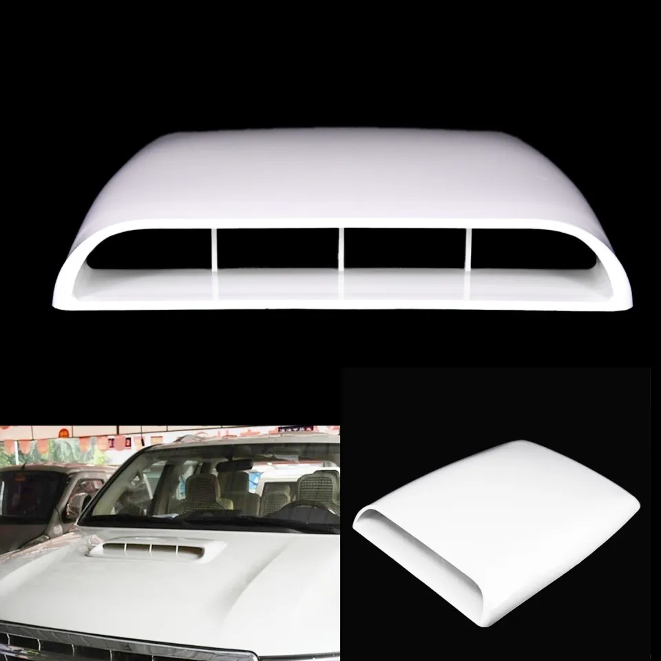 Universal Car Bonnet Hood Scoop Air Flow Intake Vent ABS plastic