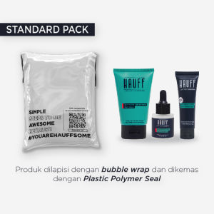 HAUFF BRIGHTENING COMPLETE PACKAGE | Paket Lengkap Skincare Pria | Mencerahkan Wajah | Menyamarkan Noda Hitam | SPF 35 PA +++