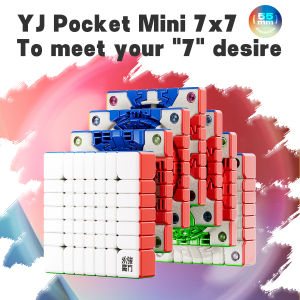 [JudyCube] YJ Pocket MINI 7X7 Magnetic Magic Speed Cube Stickerless Yongjun 7X7 Professional Fidget Toys2026