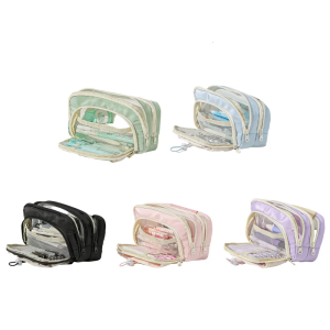 High Capacity Pen Case Multi Compartments Pencil Bag Large Pen Organizers Art Supplies Storage Bag for Student Adult