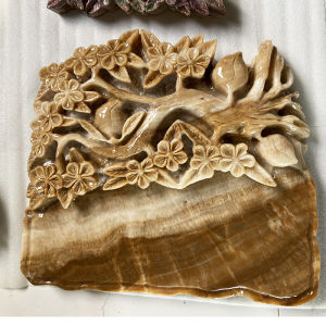 [HCM]Bộ ấm chén trà bộ ấm trà bộ bình trà đá tự nhiên của Xưởng Chế tác Đá Phong Thủy Mỹ Nghệ An An