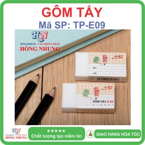 [SÉT] COMBO Hộp 30 cục Gôm Tẩy E-06 / TP-E09 - Màu Sắc Dễ Thương An toàn cho bé Giúp các bé ham học