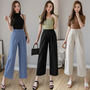 KARAKOREA 626 Basic Linen Highwaist Kulot/Celana Panjang/Kulot Linen Premium/Celana Kantor/Cullote