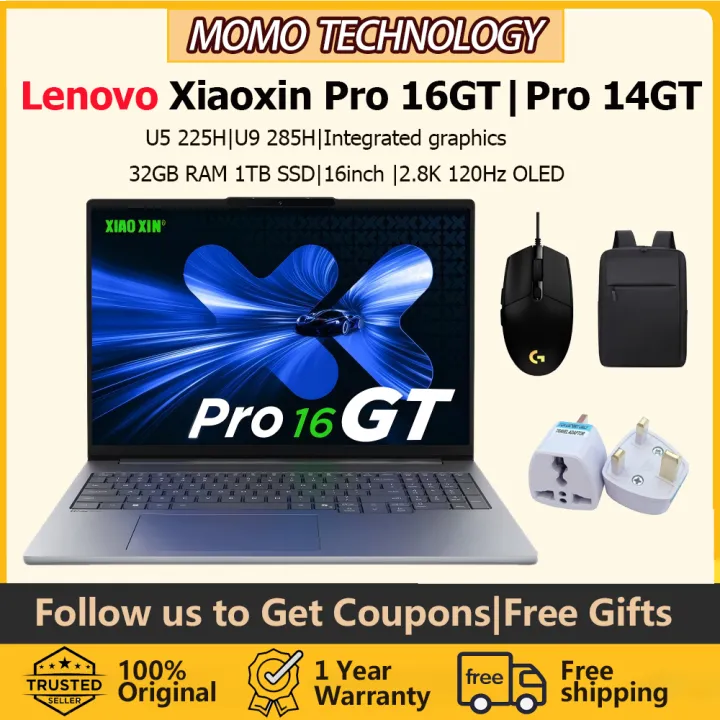 Lenovo Xiaoxin pro 16 GT/Lenovo Xiaoxin pro 14 GT 2025/Lenovo laptop U5 ...