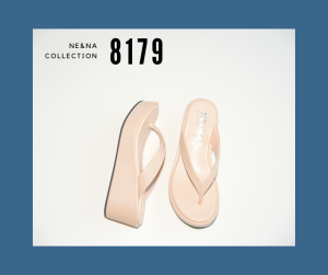 รองเท้าเเฟชั่นผู้หญิงเเบบเเตะหูหนีบส้นตัน No. 8179 NE&NA Collection Shoes
