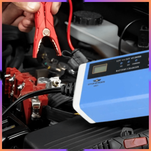 COD OTOHEROES Charger Aki Mobil dan Motor Lead Acid 12-24V 10A with LCD / Cas Aki Elektrik Digital Mobil Motor Kering dan Basah Ac Dc Cepat Penuh Otomatis Inteligen Smart Fast Charger Portable / Charger Aki Motor dan Mobil Digital Otomatis Basah Kering