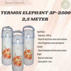 TERMOS AIR PANAS POMPA ELEPHANT AP 2500 TERMOS PIJIT 2.5 LITER /TERMOS AIR PANAS TERMOS AIR DINGIN 25 LITER/TERMOS AIR PANAS POMPA /TERMOS AIR DINGIN POMPA PIJIT MURAH