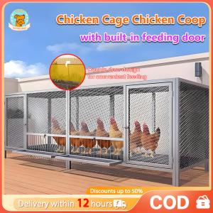 Johor STOCK Large Rabbit cage Chicken coop cage Duck cage Chicken coop cage Outdoor Wire Mesh Breeding Cage家禽养殖笼