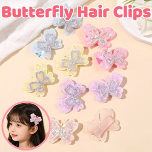 Cute Butterfly Hair Clips Sweet Hair Pins Decorative Hair Accessories 10 Pieces Hair Clips