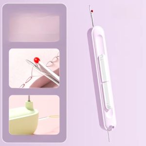 Needlework Threading Needle Threader Embroidery Cross Stitch DIY Sewing Accessories Picking Thread Remover Double Head