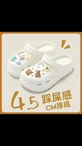 Waterproof Thick-Soled Ins Student Clogs For Women Suitable For Outdoor Wear In Summer Soft-Soled Durable Breathable CoupleS Slippers For Women